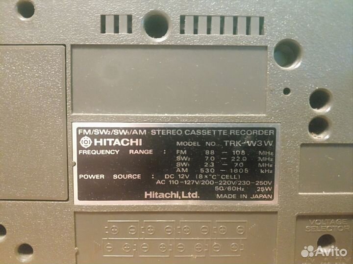 Магнитола Hitachi TRK-W3W