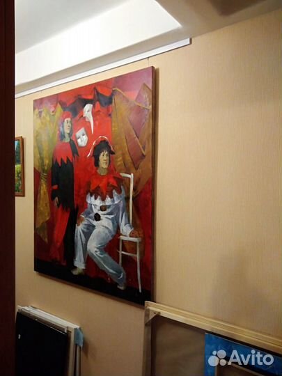 Картина, масло, холст на подрамнике 1.0 х 1.20 м