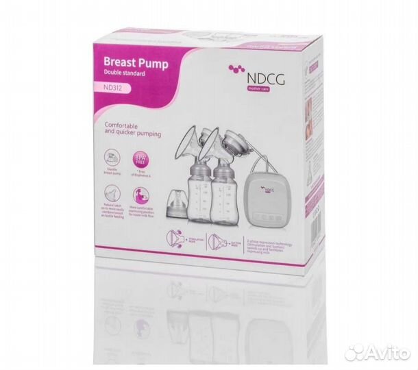 Молокоотсос электрический двойной