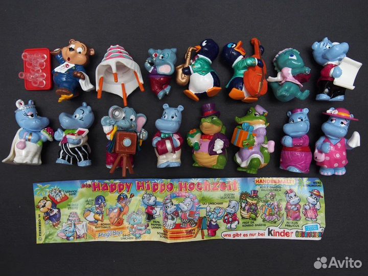 Киндер сюрприз Бегемоты (разные серии)