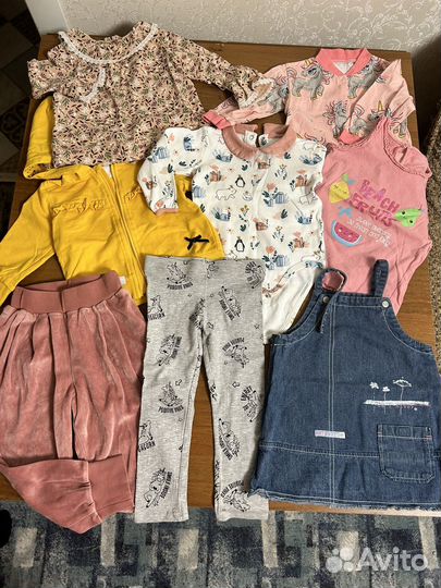 Вещи для девочки размер 80 86