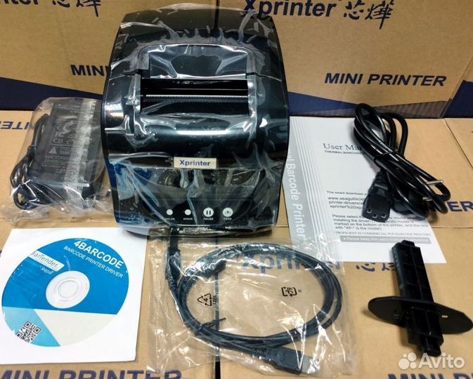 Термопринтер Xprinter XP-365B принтер этикеток