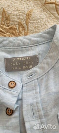 Рубашка на мальчика 86-92