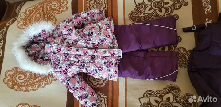 Зимний костюм для девочки