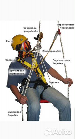 Промышленный альпинист, возможно без опыта