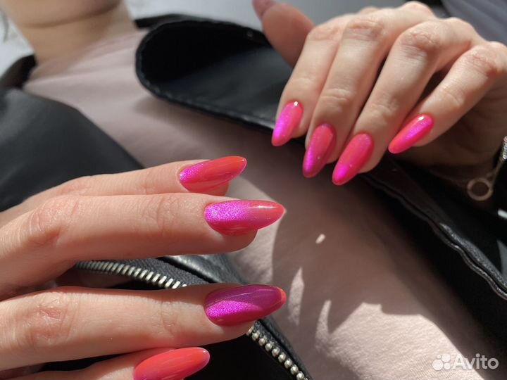 Укрепление ногтей Маникюр Гель лак