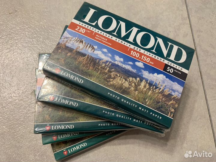 Фотобумага Lomond 10x15 матовая