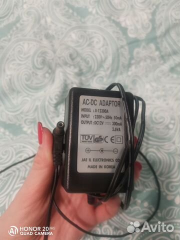 AC/DC адаптер 12v ji12300a