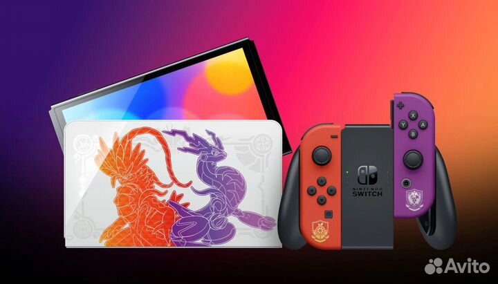 Игровая приставка Nintendo Switch oled 64 гб (Pok