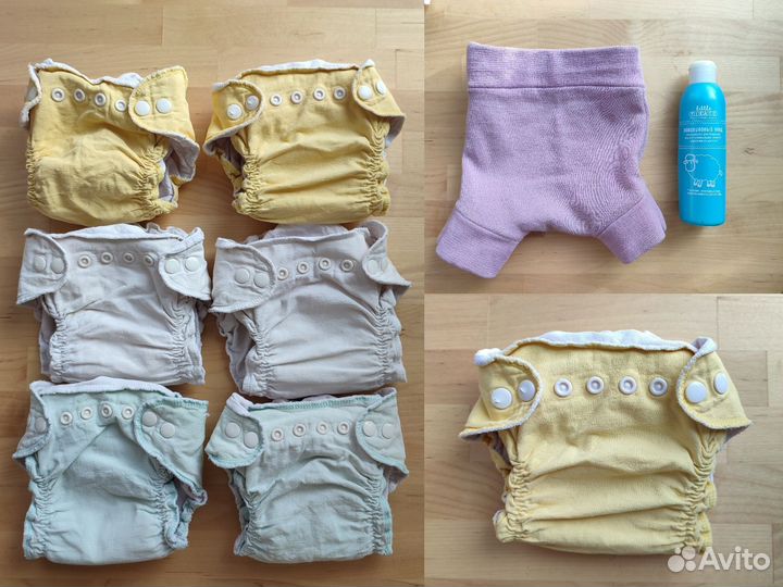 Многоразовые подгузники Little pirate 6 штук