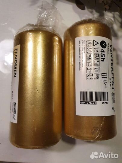 Свечи новогодние IKEA