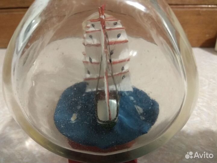 Сувенир. Корабль в бутылке