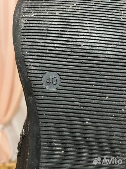 Сапоги демисезонные женские 40 р, б/у