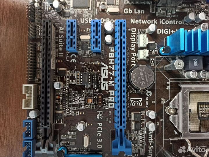 Материнская плата сокет 1155 asus p8h77-m pro