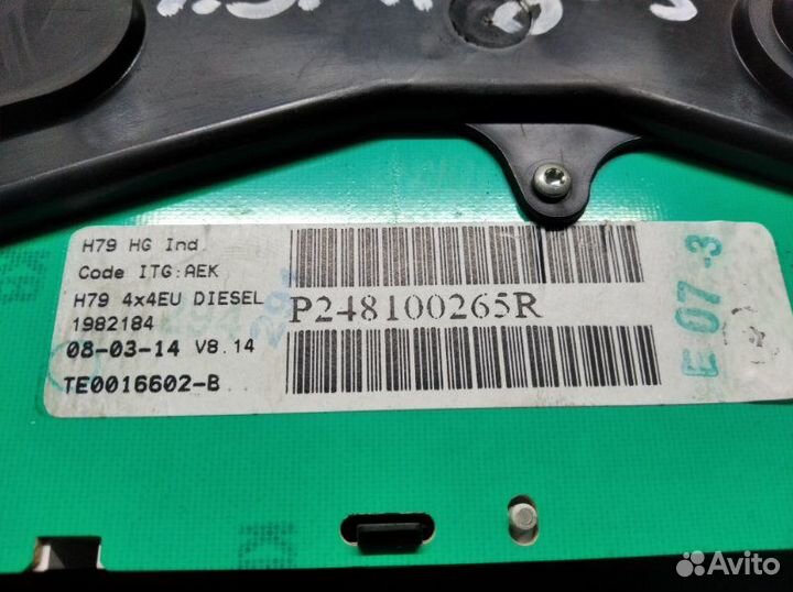 Щиток приборов Renault Duster K9KE884 2014