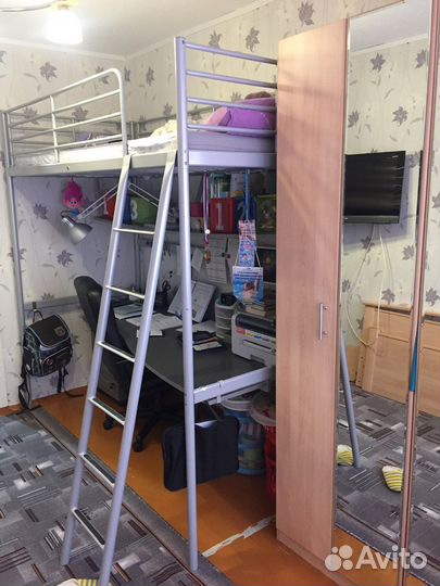 Кровать-чердак IKEA свэрта