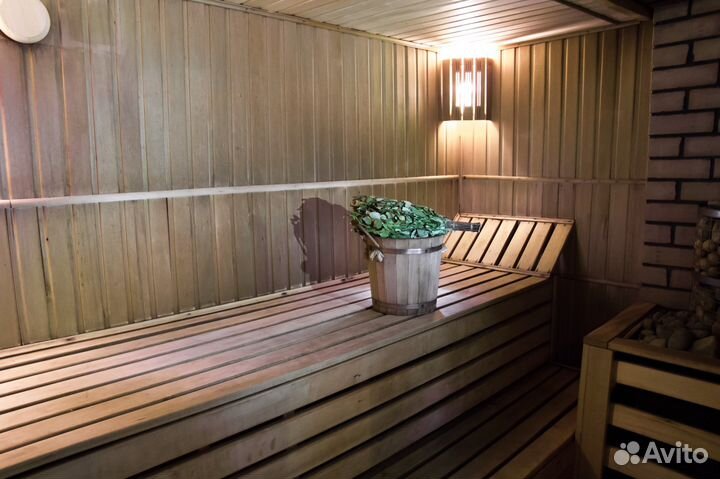 Уютная сауна В домашнем стиле