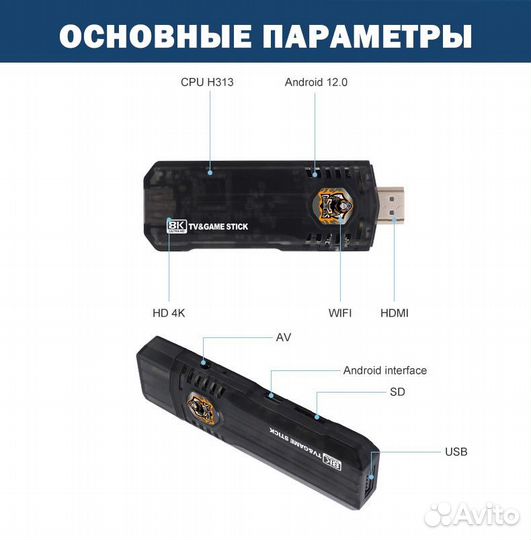 Игровая приставка + Смарт тв на базе Android