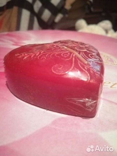 Свеча декоративная в форме сердца