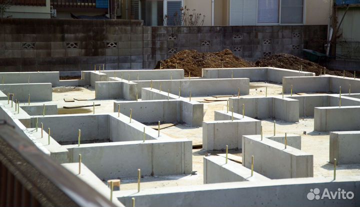 Строительство фундамента под ключ