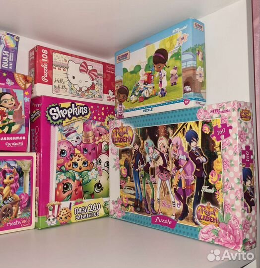 Пазлы для девочек