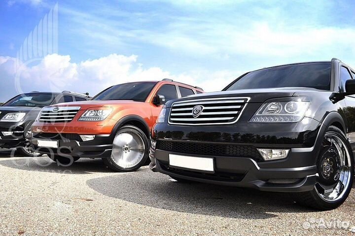 Накладка переднего бампера Ixion KIA Mohave