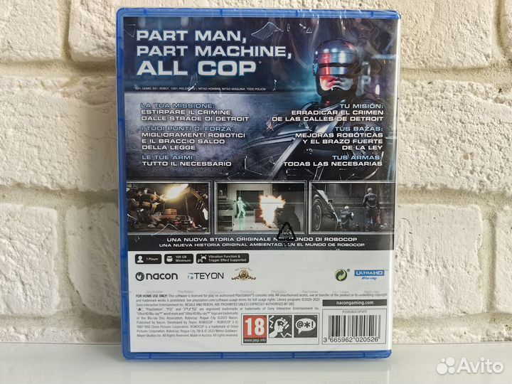 RoboCop: Rogue City PS5 новый диск
