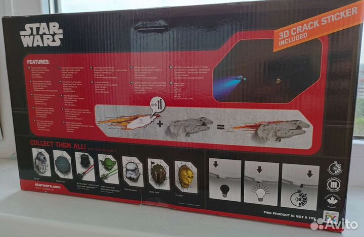 Star Wars сокол тысячелетия 3D Deco Light