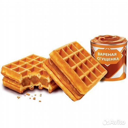 Вафли Акульчев Венские с Варёной сгущенкой 100 г