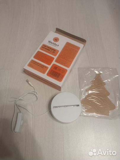 Светодиодный светильник ночник ëлка елка