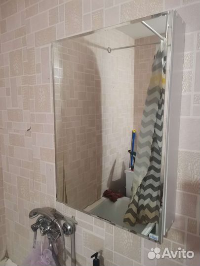 Зеркало шкаф в ванную бу