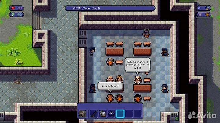 The Escapists PS4, русские субтитры