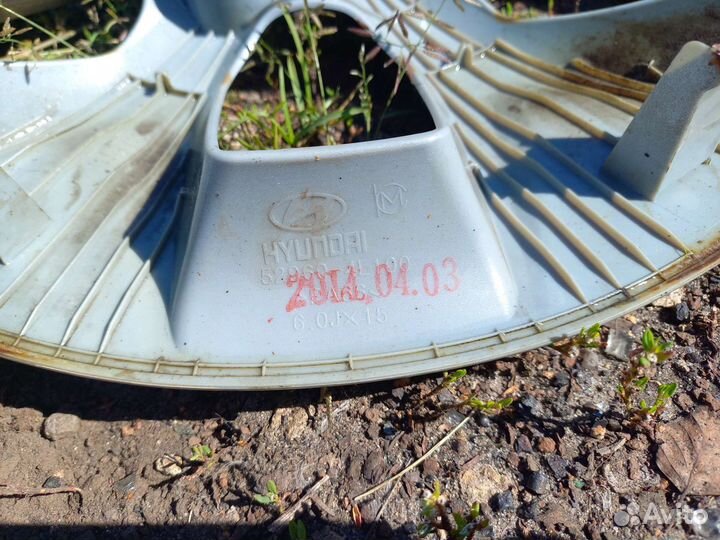 Колпаки на hyundai solaris r15 оригинальные