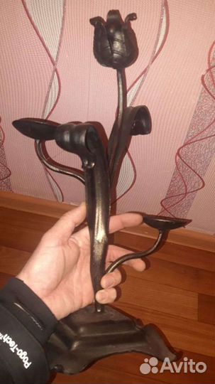 Подсвечник кованый
