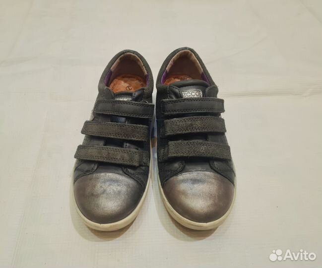 Кожаные ботинки Ecco,32 р