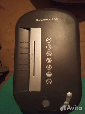 Шредер Алигатор 617 CC+ бумага,диски