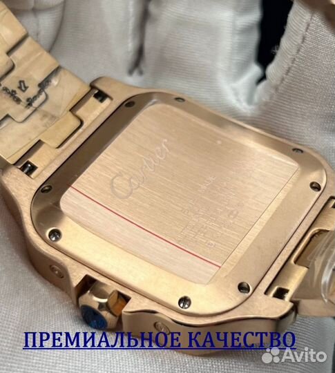 Шикарные мужские часы Cartier