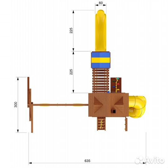 Детский игровой комплекс New Sunrise Форт-5