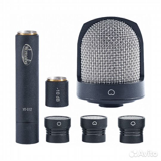 Микрофон Октава мк-012-10 (черный, в картон. упак