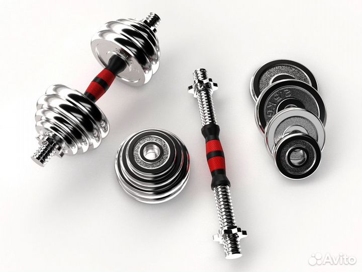 Гантели unixfit в кейсе 30kg