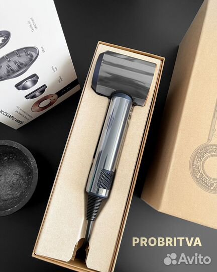 Фен dyson supersonic hd08 малайзия, дайсон синий