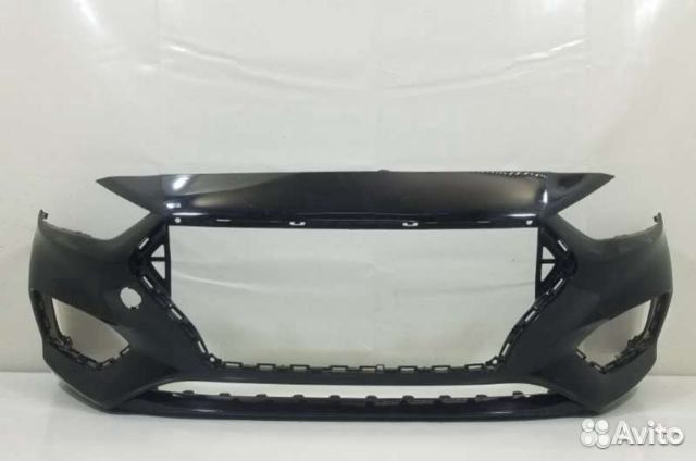 Бампер передний Хендай Солярис с 2017 в цвет авто