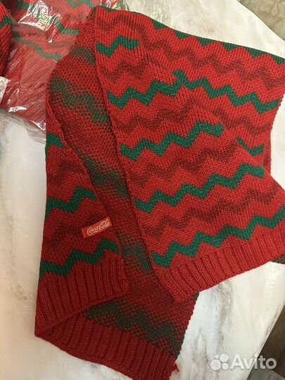 Шапка, шарф, варежки coca cola