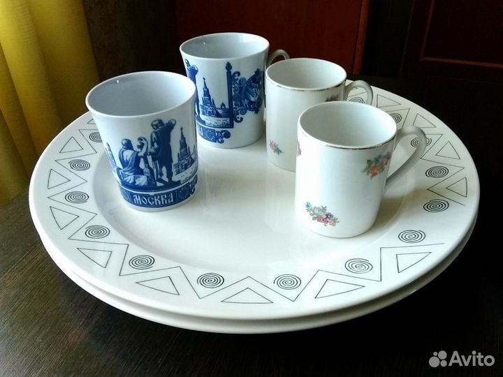 Фарфоровая посуда СССР, новая