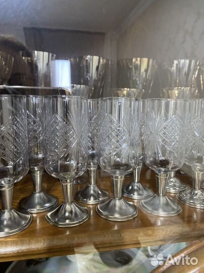 Хрустальные рюмки СССР