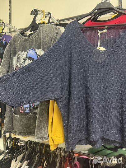 Красивая кофта с люрексом Италия