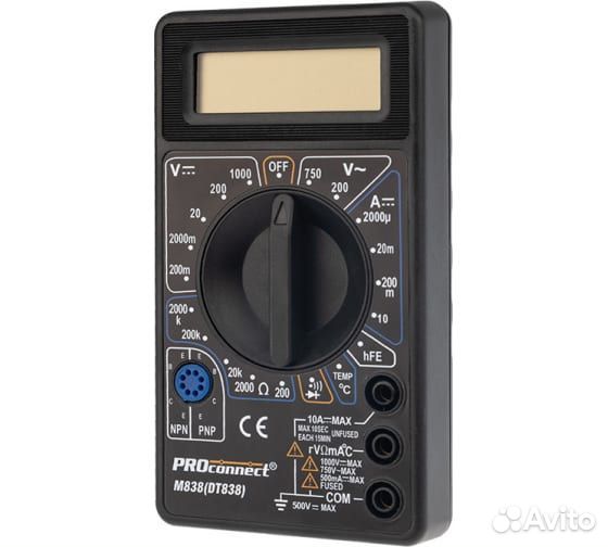 Мультиметр M 838(DT838) 13-3013 PROconnect