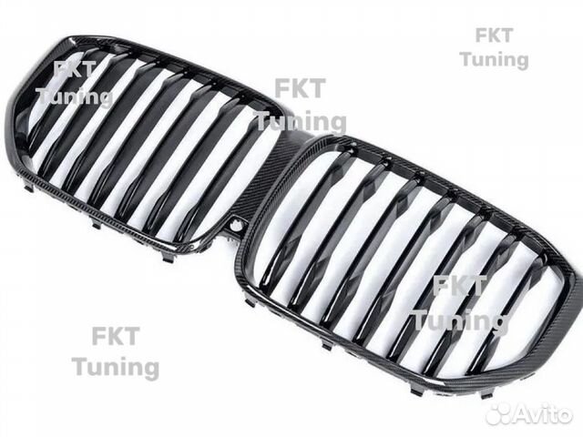 Решетка радиатора для BMW X5 G05, М стиль, карбон