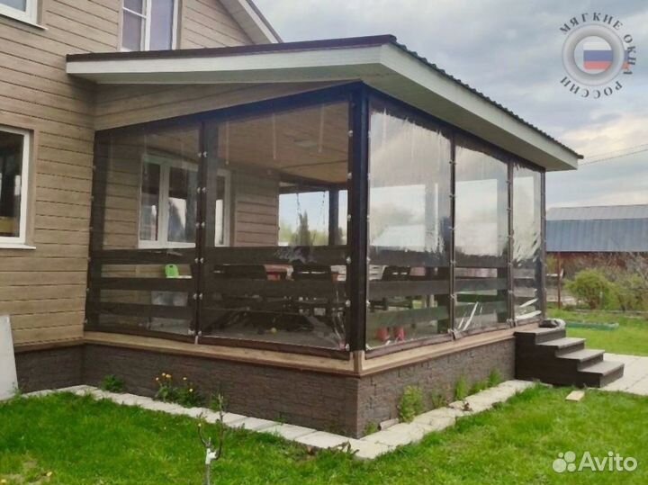 Мягкие окна из пленки пвх Корея