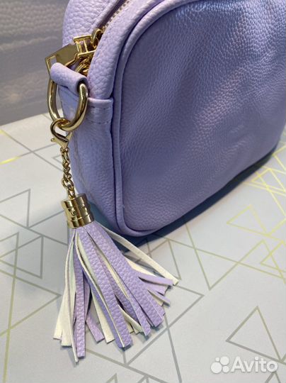 Сумка женская экокожа новая через плечо с брелком